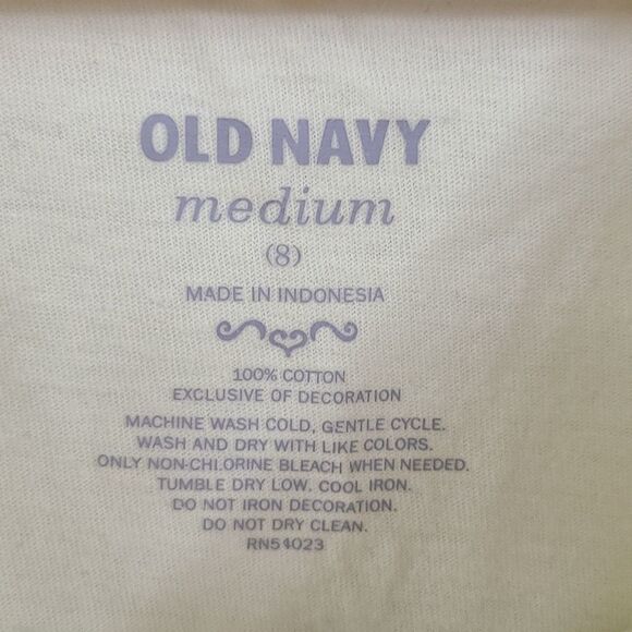 Old Navy Girls M/8 Yellow GIRAFFE V-Neck Tee 3D Ribbon T-Shirt Short Sleeve Top - Picture 4 of 6